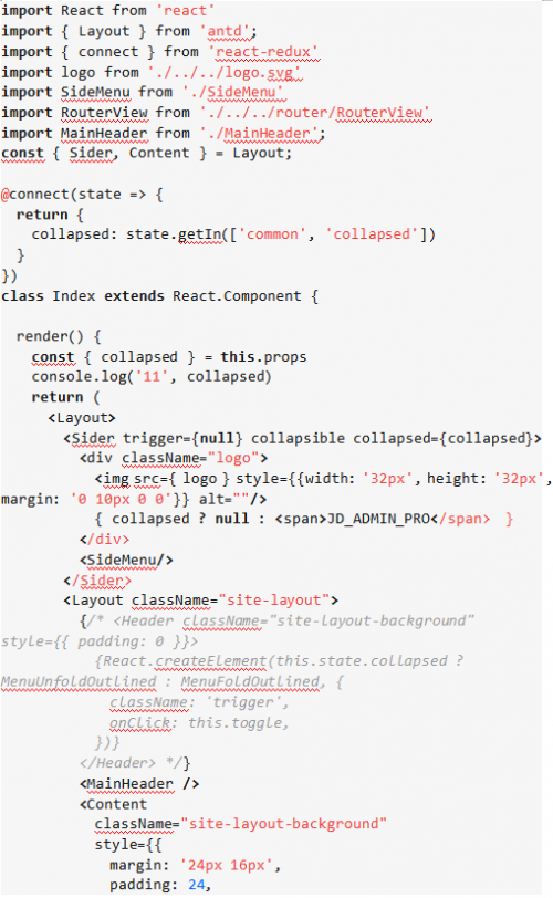如何使用react+antd實現(xiàn)后臺管理系統(tǒng)的二級菜單4