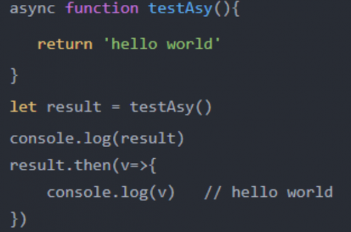 對(duì)async、await的理解3